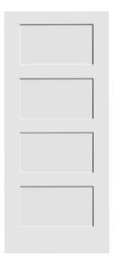IN-SS4-Interior Solid Core Shaker Door
