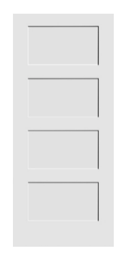 IN-SS4-Interior Solid Core Shaker Door