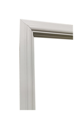 DOORLITE FRAMES - PVC White with Screw Cover Strips