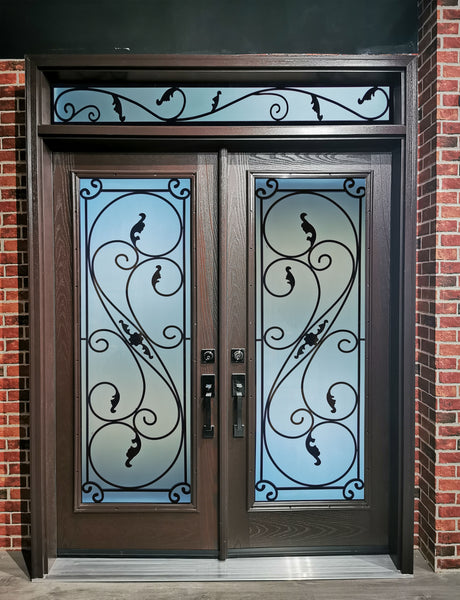 YDDT - Prehung Double Door with a Transom