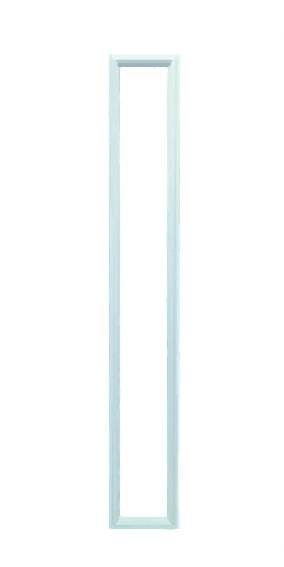 DOORLITE FRAMES - PVC White with Screw Cover Strips
