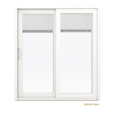 Sliding Patio Door 5 ft with Mini Blinds