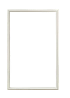 DOORLITE FRAMES - PVC White with Screw Cover Strips
