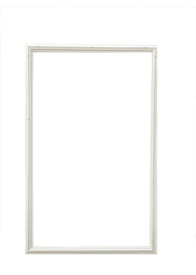 DOORLITE FRAMES - PVC White with Screw Cover Strips
