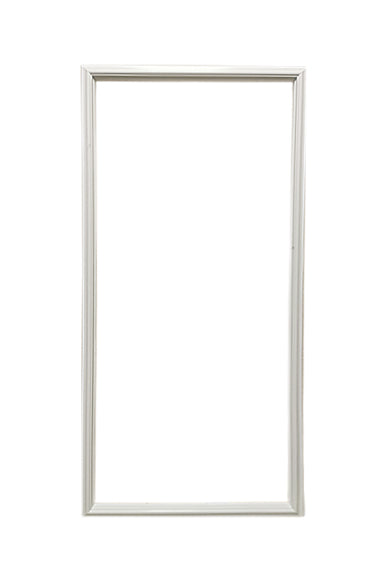 DOORLITE FRAMES - PVC White with Screw Cover Strips