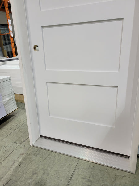 BL-FGS4PSH - Prehung Single Exterior Fiberglass Door 80" - 4 Panel Shaker