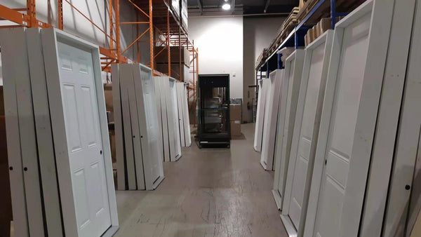 BL-PX6P - Prehung Single Exterior Steel Door 80" - 6 Panel