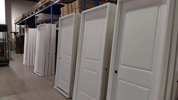 BL-PX6P - Prehung Single Exterior Steel Door 80" - 6 Panel
