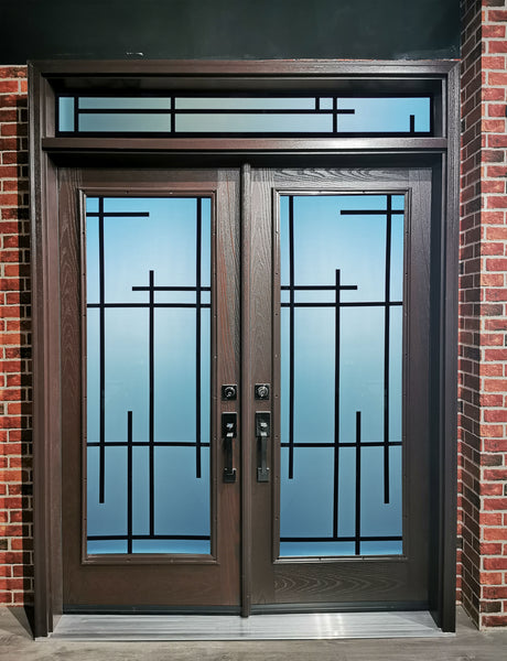 YDDT - Prehung Double Door with a Transom
