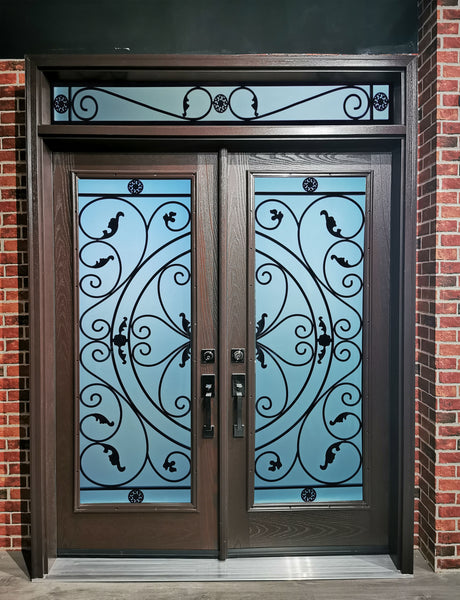 YDDT - Prehung Double Door with a Transom