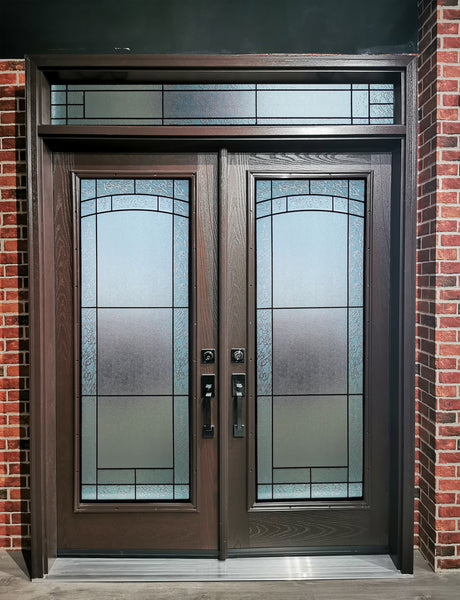 YDDT - Prehung Double Door with a Transom