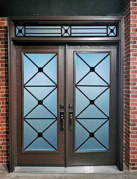 YDDT - Prehung Double Door with a Transom